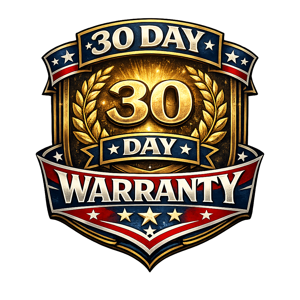 30-Day Warranty